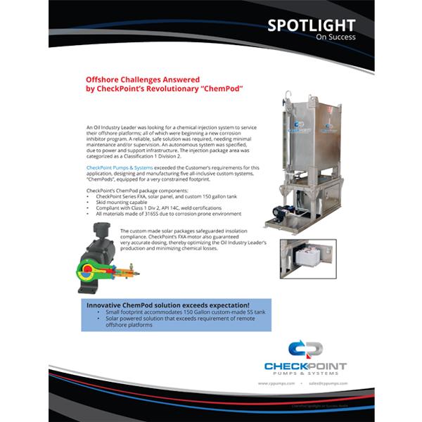 ChemPod Spotlight on Success