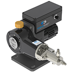 portable solar/electric chemical injection plunger pump