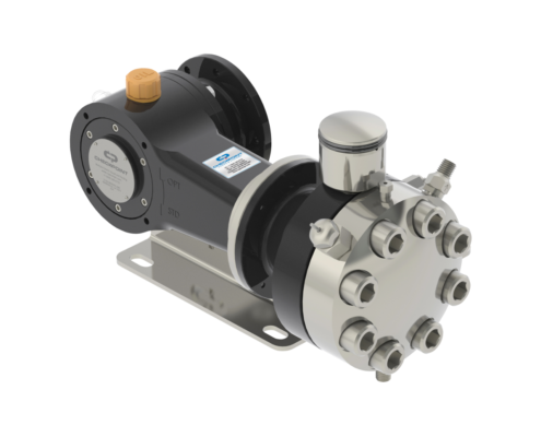 Sandwich electric diaphragm pump with rupture detection