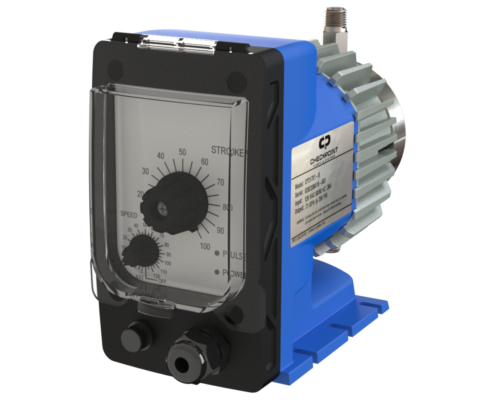 electric chemical injection pump with digital speed adjustment