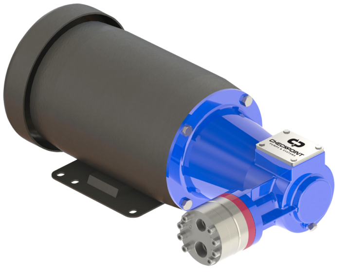 electric metering pump with single nonmetallic diaphragm