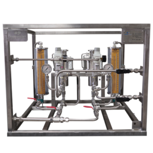 pneumatic dual pump rental package with stainless steel frame