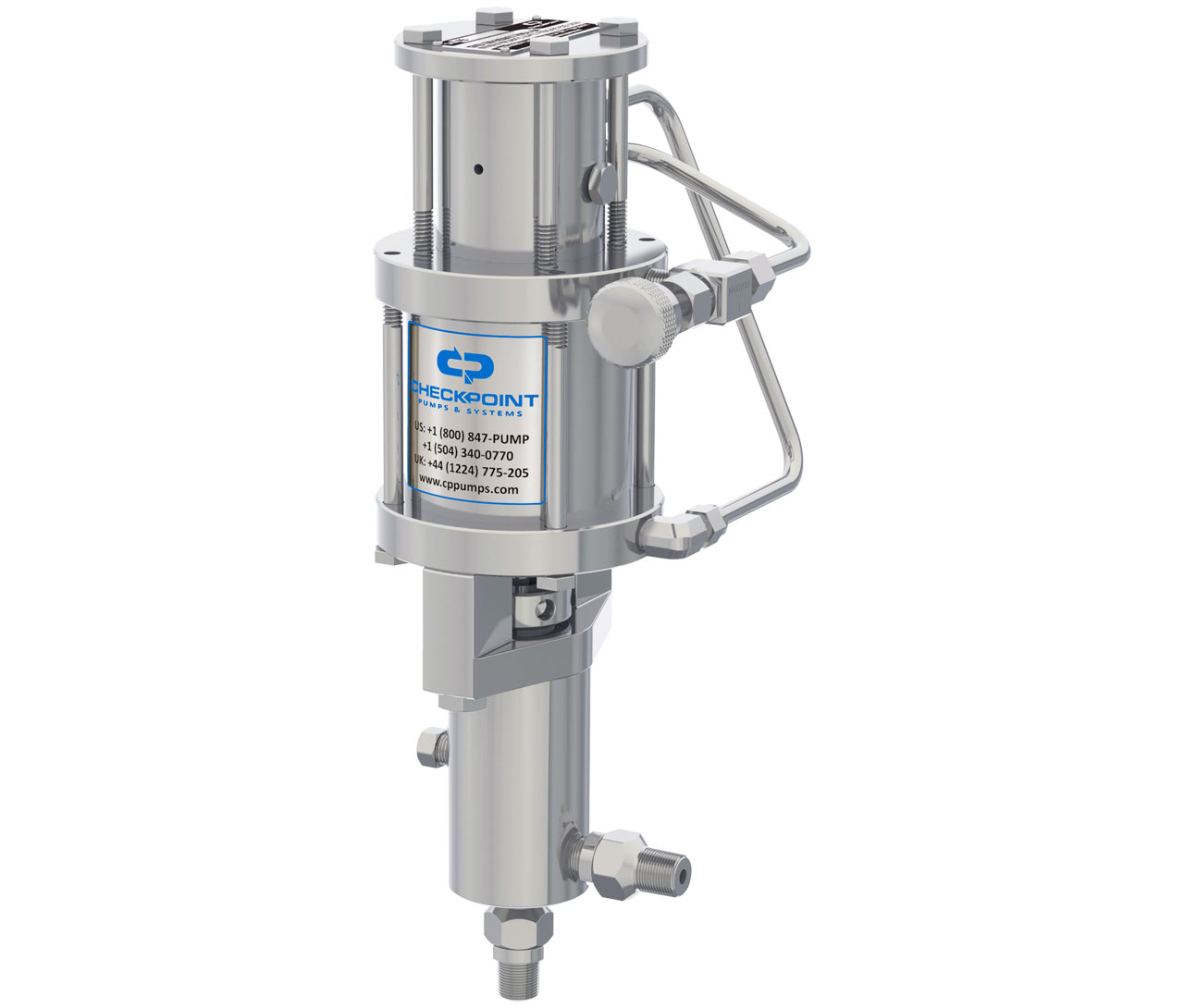stainless steel pneumatic plunger pump for chemical injection