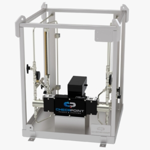 electric dual-head plunger pump package with stainless steel frame
