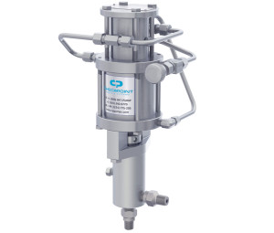 stainless steel pneumatic plunger pump for chemical injection with gas recovery